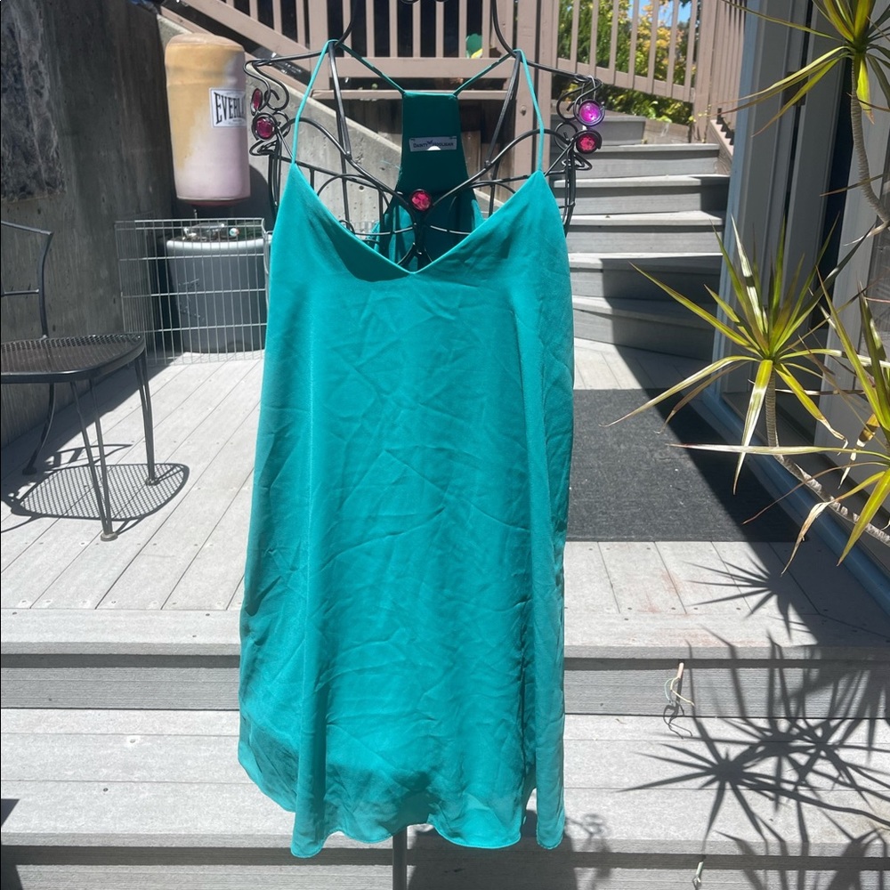 Teal dress